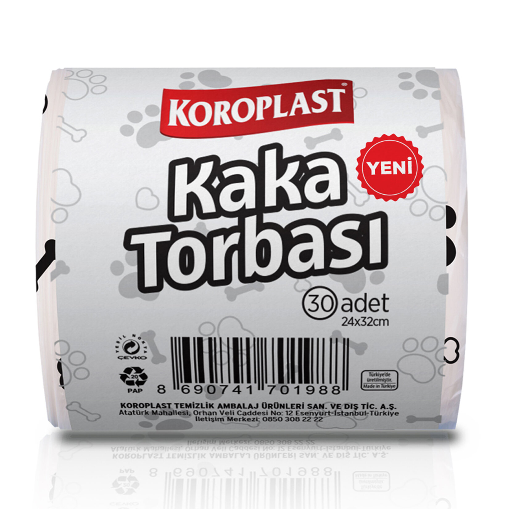 Koroplast Kaka Torbası 24*32 Cm 30'lu