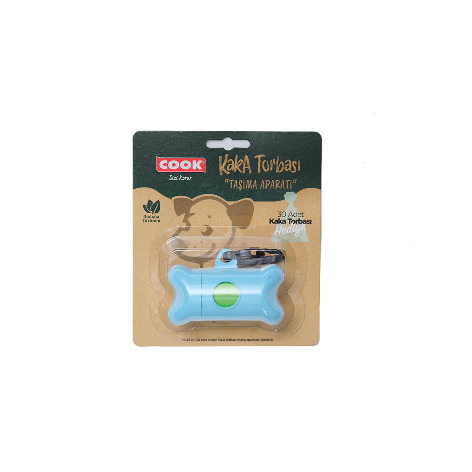 Cook Evcil Hayvan Kaka Torbası 30'lu Rulo 25X28 Cm