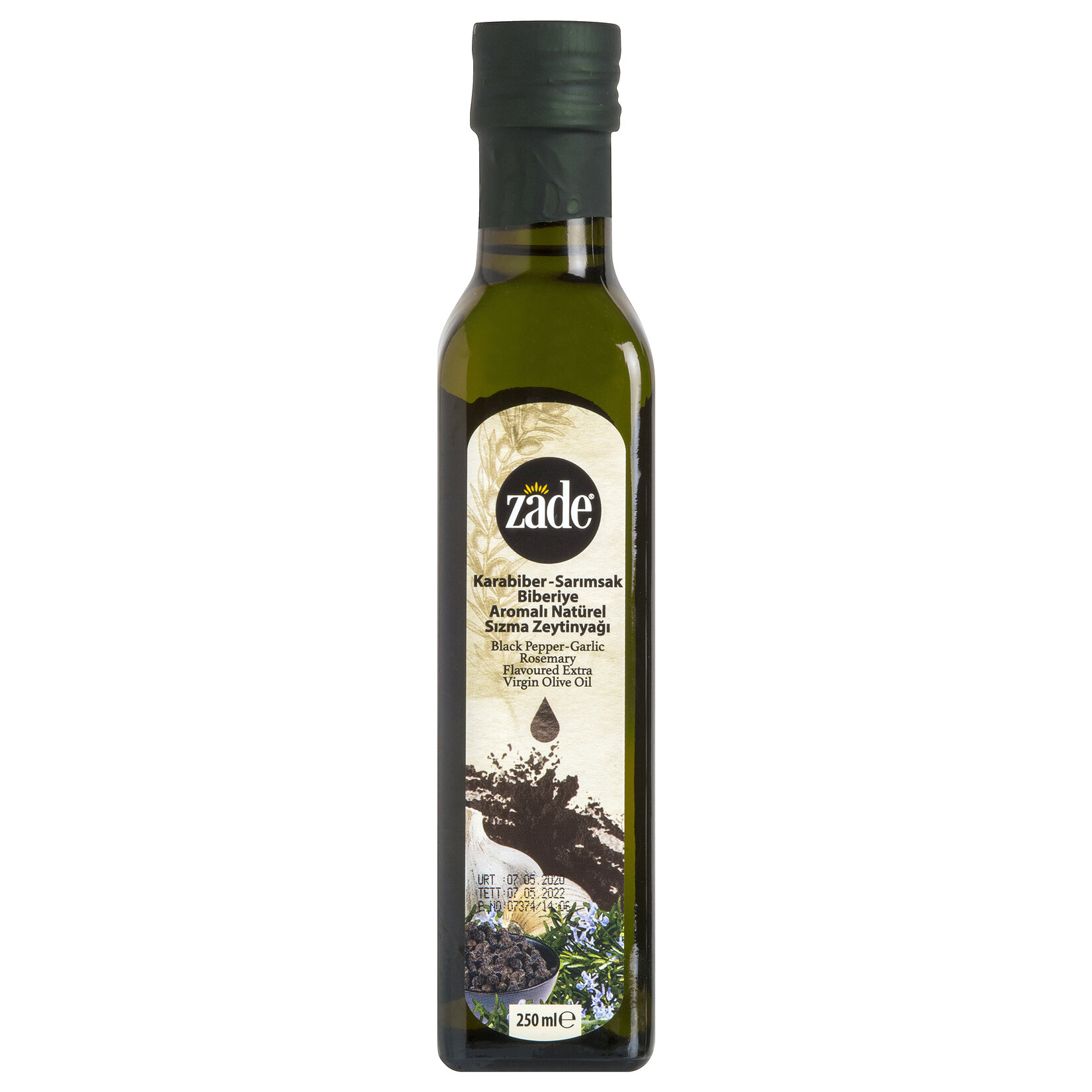 Zade Karabiber-Sarımsak-Biberiye Aromalı Zyağı 250Ml