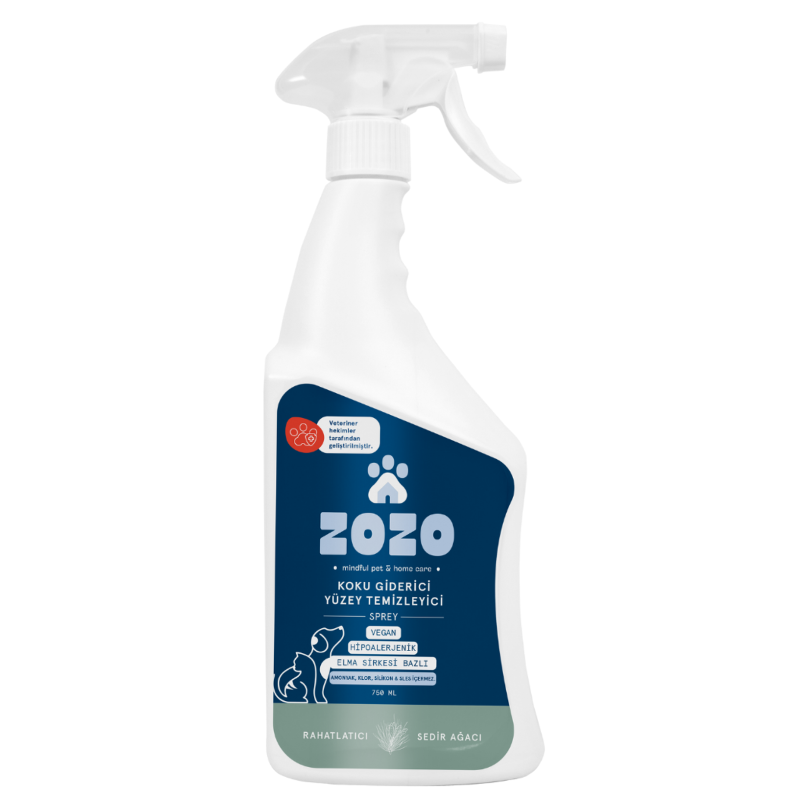 Zozo Koku Giderici Leke Çıkarıcı Sprey Hipoalerjen 750 Ml 