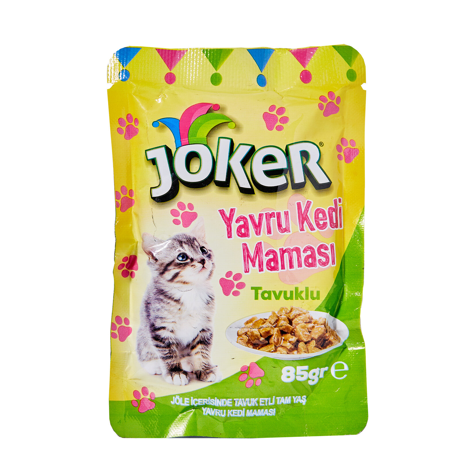 Joker Jöle İçerisinde Tavuk Etli Yavru Kedi Maması 85 g