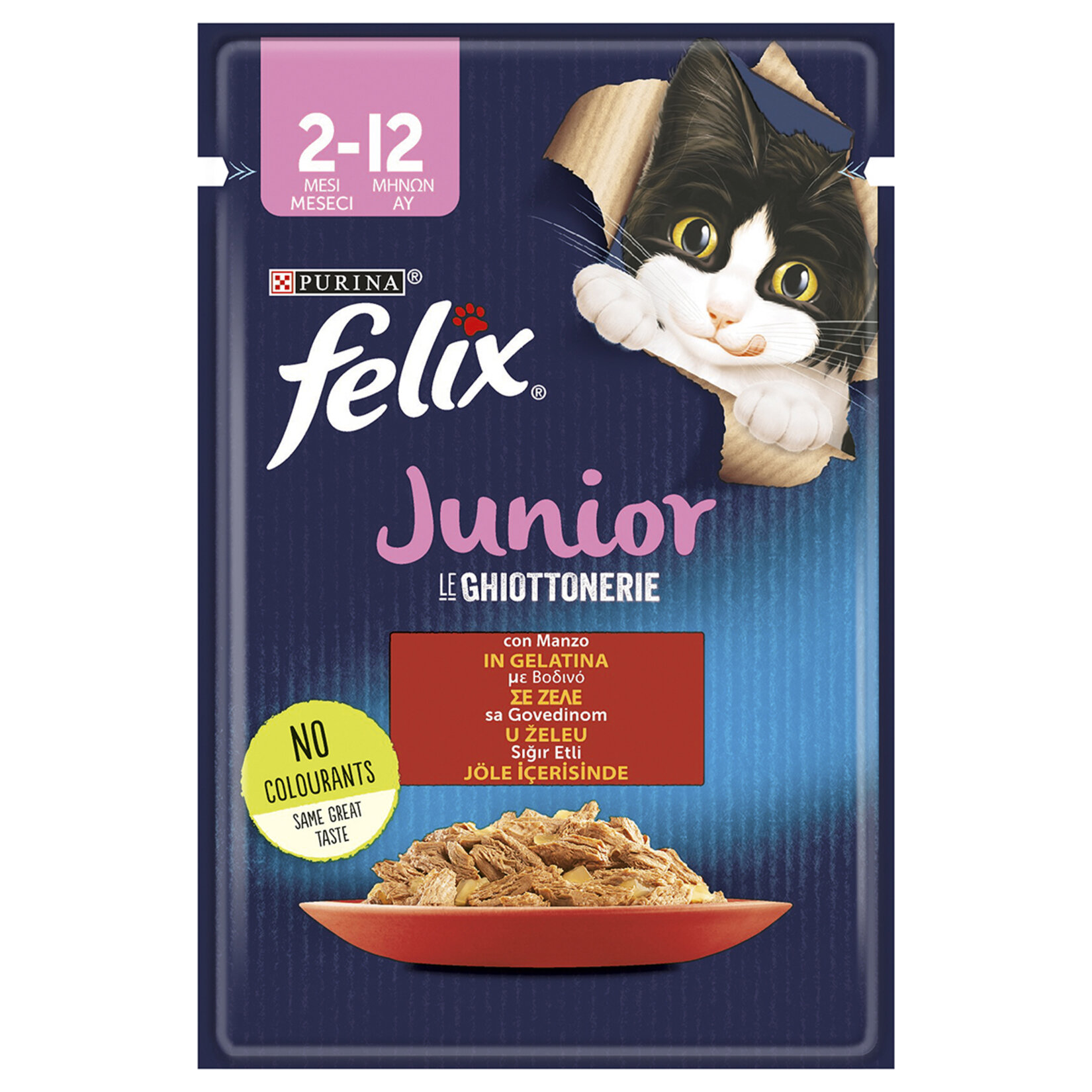 Felix Yavru Sığır Etli Yaş Mama 85G
