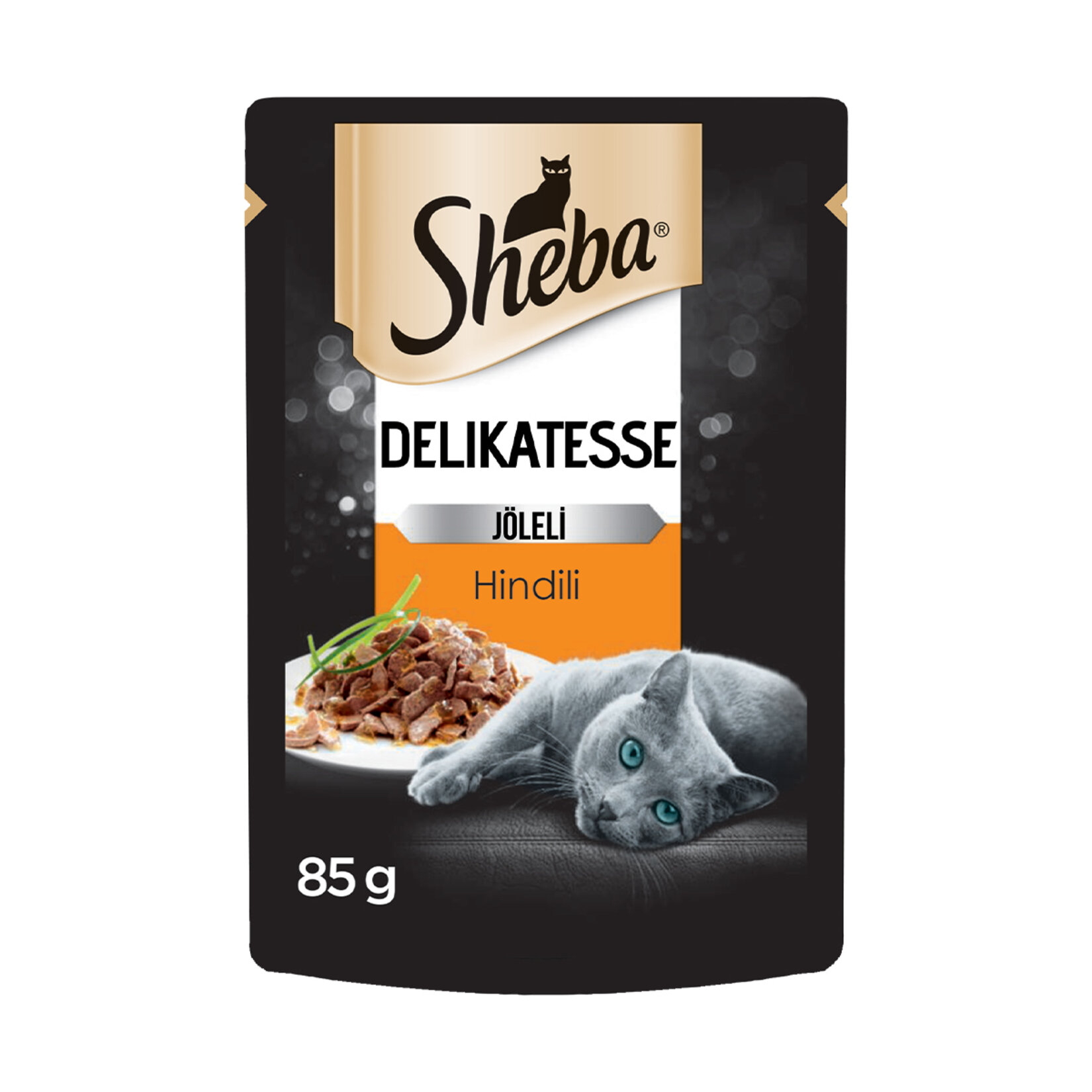 Sheba Lezzet Serisi Delikatesse Hindili Yaş Mama 85 G