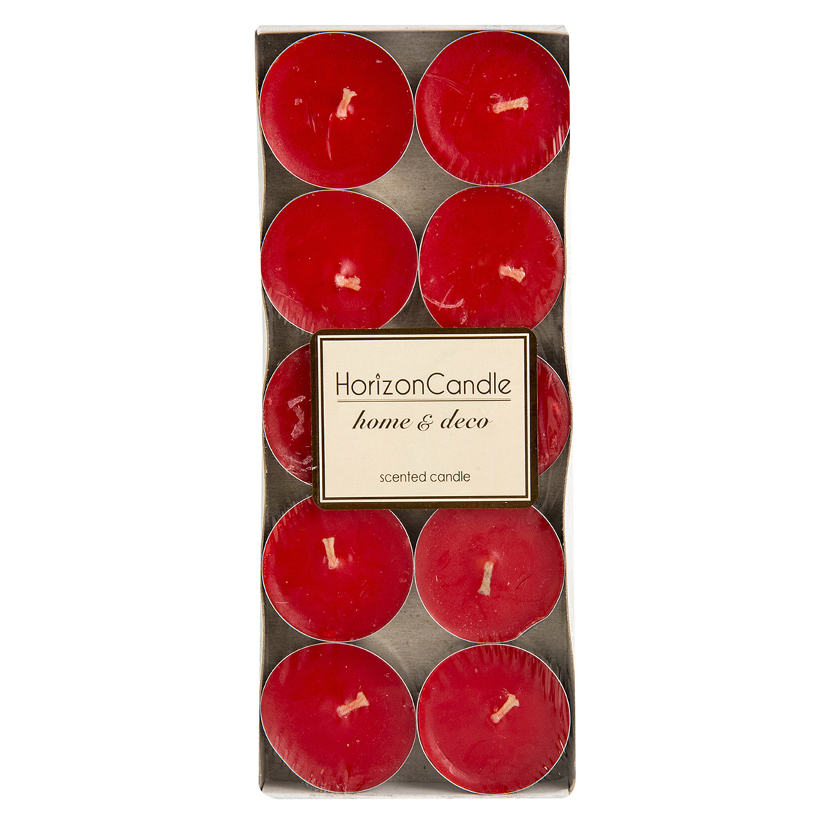 Horizon 10'lu Çilek Kokulu Tealight Mum