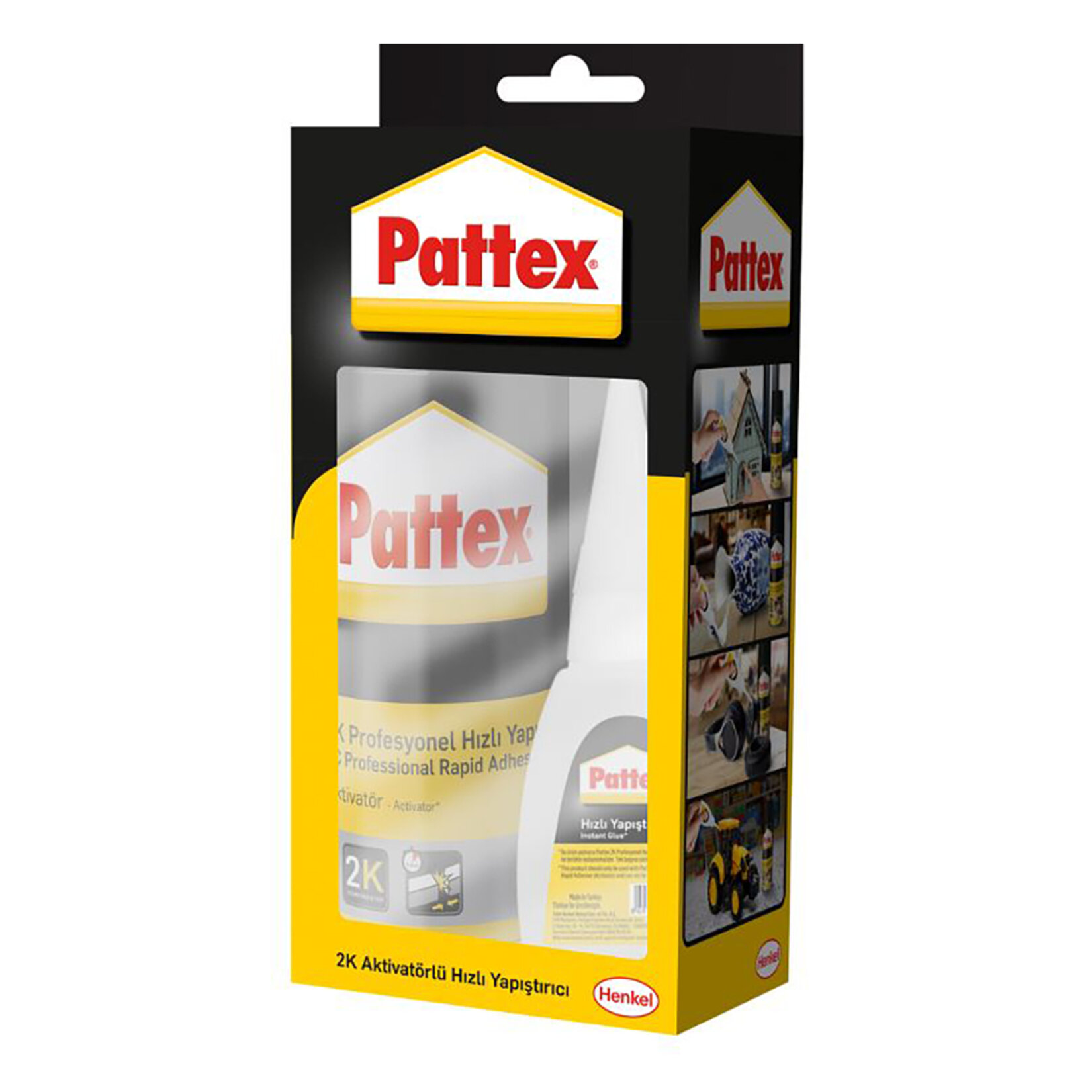 Pattex 2K Prof. Hızlı Yapıştırıcı 100Ml+17ml Set