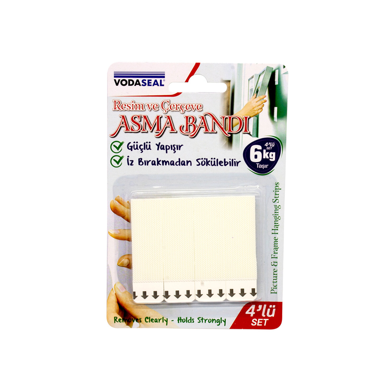 Vodaseal Resim Çerçeve Asma Bandı 4'lü Set