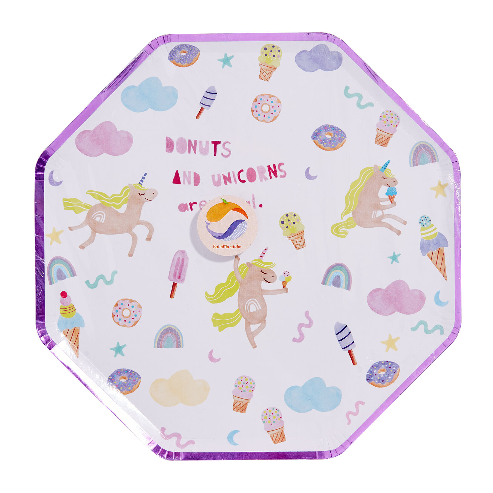 Balinmandalin Unıcorn Yld.sekizgen Krt.tbk.8li 