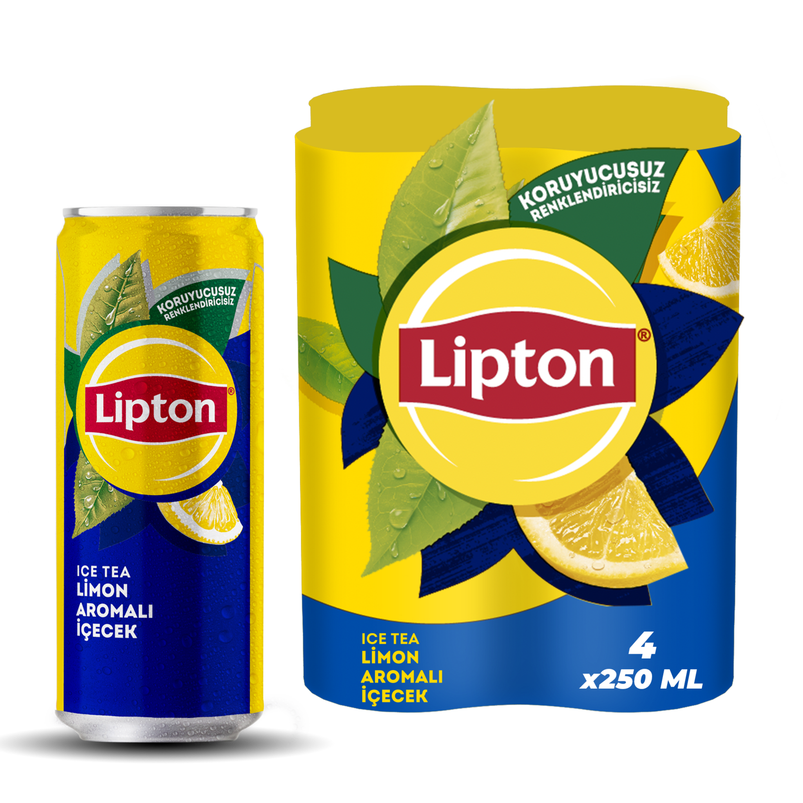 Lipton İce Tea Limon Kutu 4X250 Ml