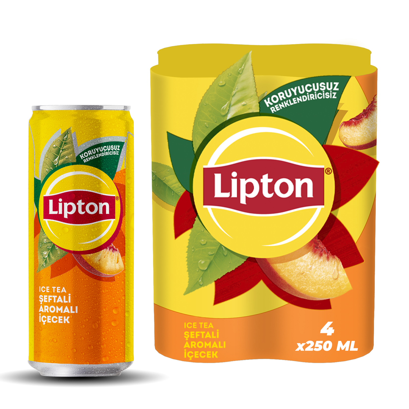 Lipton Ice Tea Şeftali Kutu 4X250 Ml