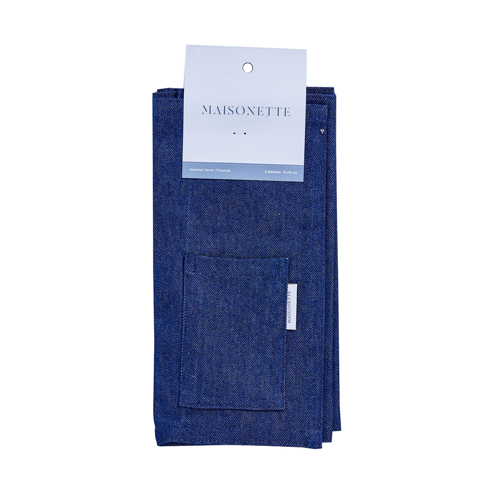Maisonette 2'Li Amerikan Servis 30X45 Indigo