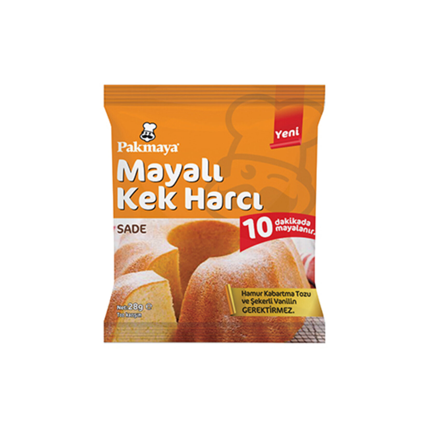 Pakmaya Mayalı Sade Kek Harcı 28 G