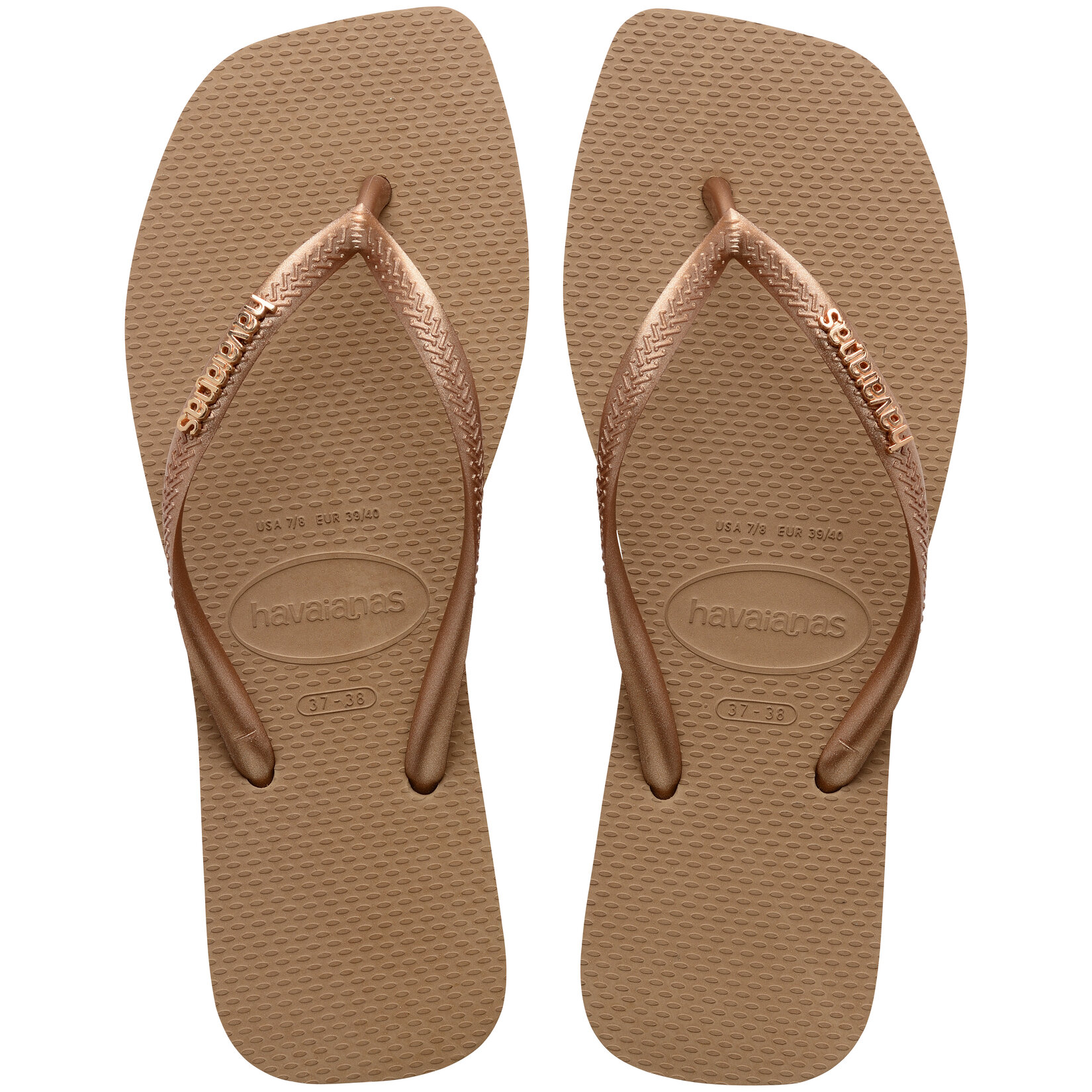 Havaianas Square Logo Met.rose Gold/rose 35/36