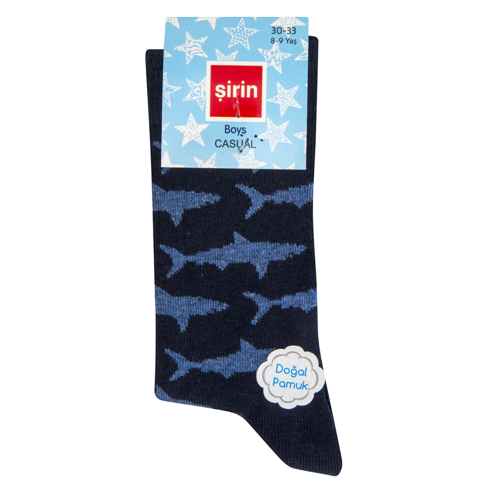 Şirin Desenli 2'li Erkek Çocuk Çorap