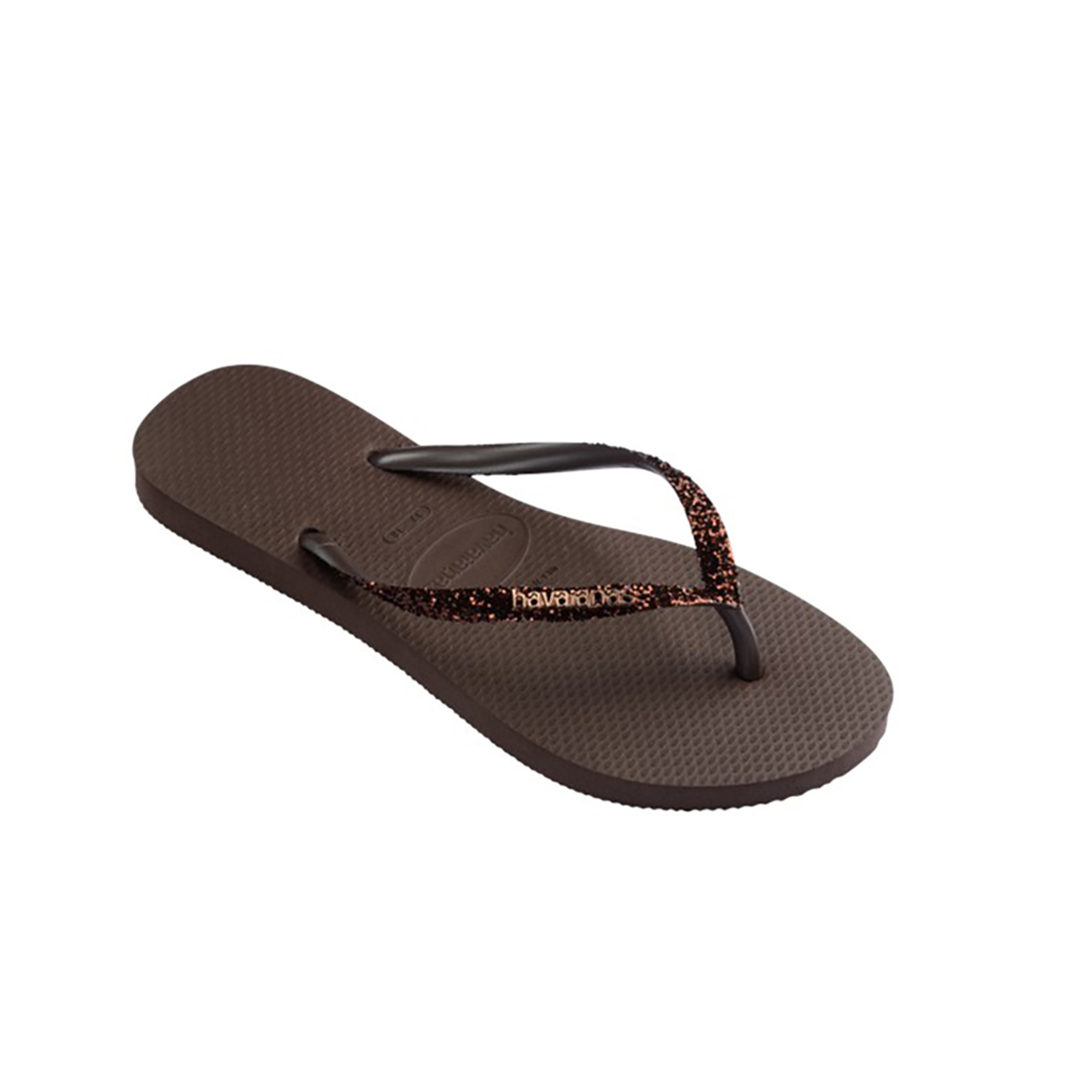 Havaianas Slim Glitter 2 Dark Brown 37-38