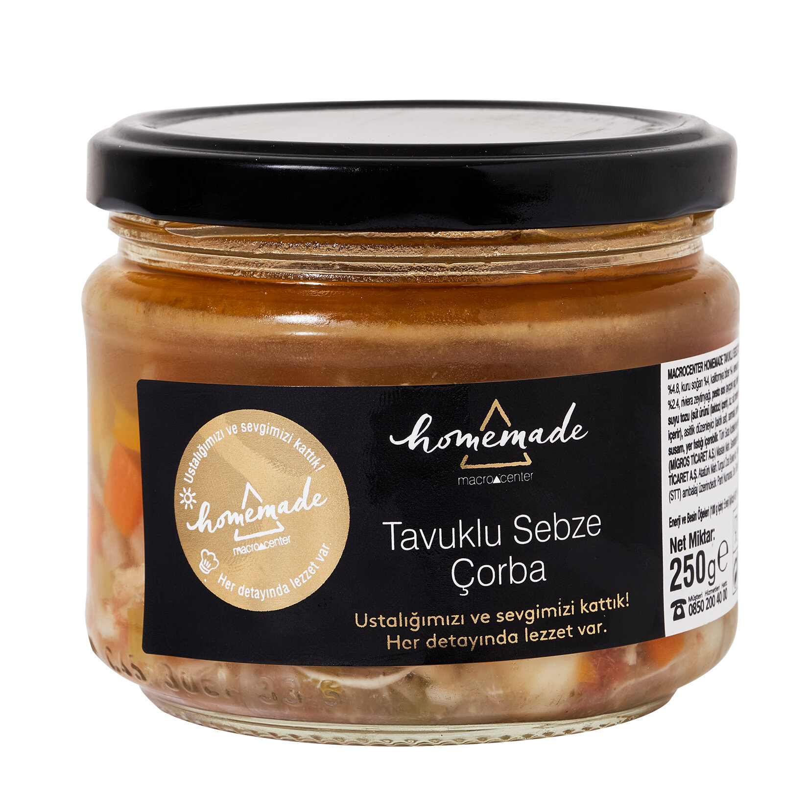 Homemade Tavuklu Sebze Çorba 250 g