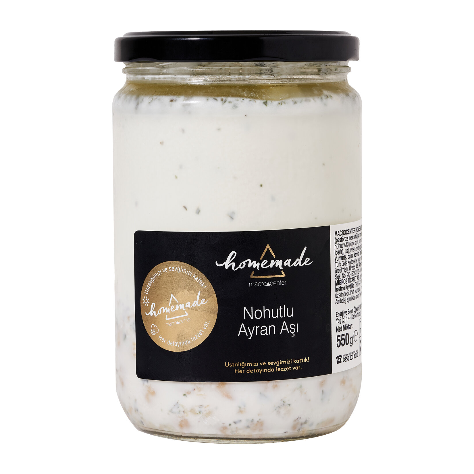 NOHUTLU AYRAN AŞI 550 G