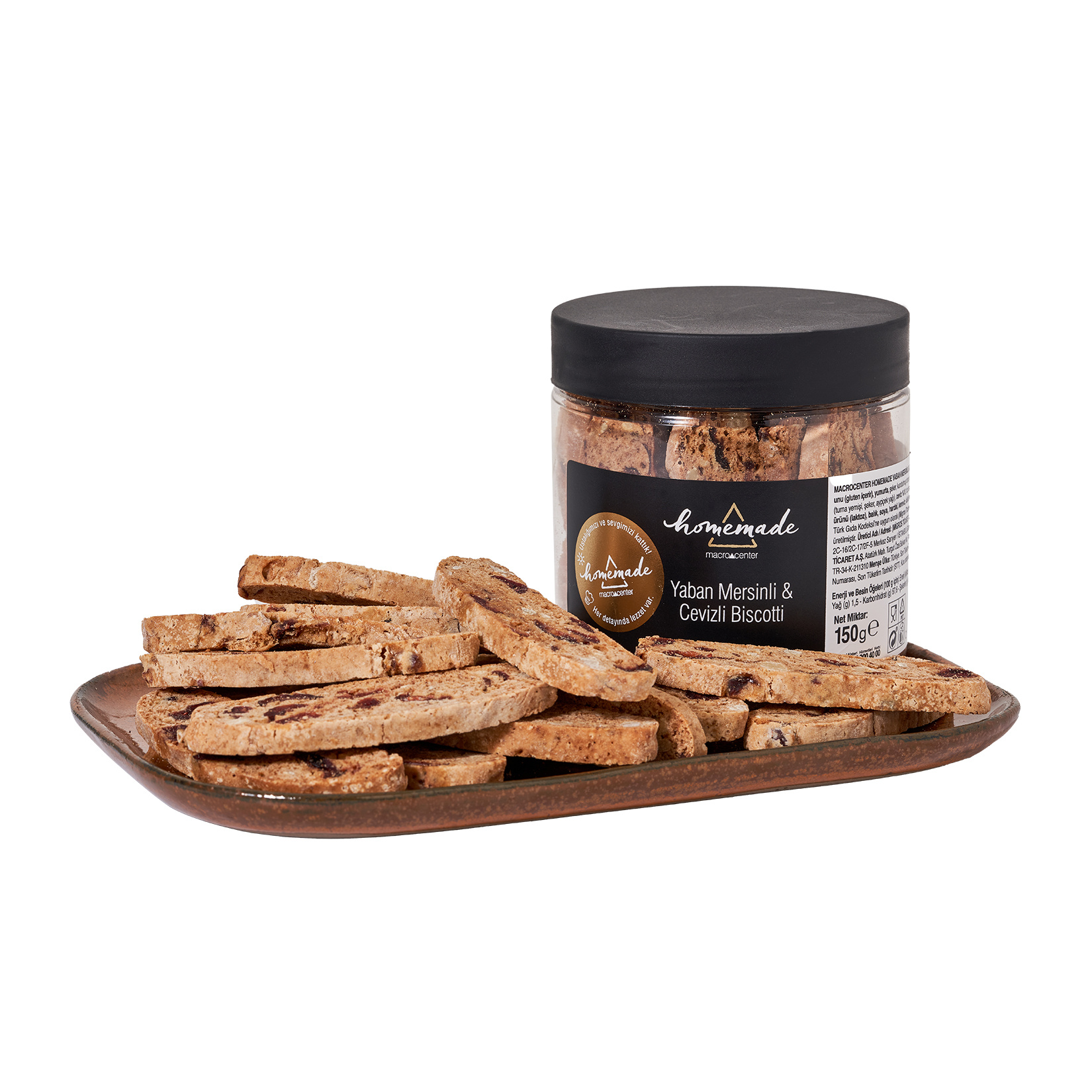 Yaban Mersini Ve Cevizli Biscotti 150 G