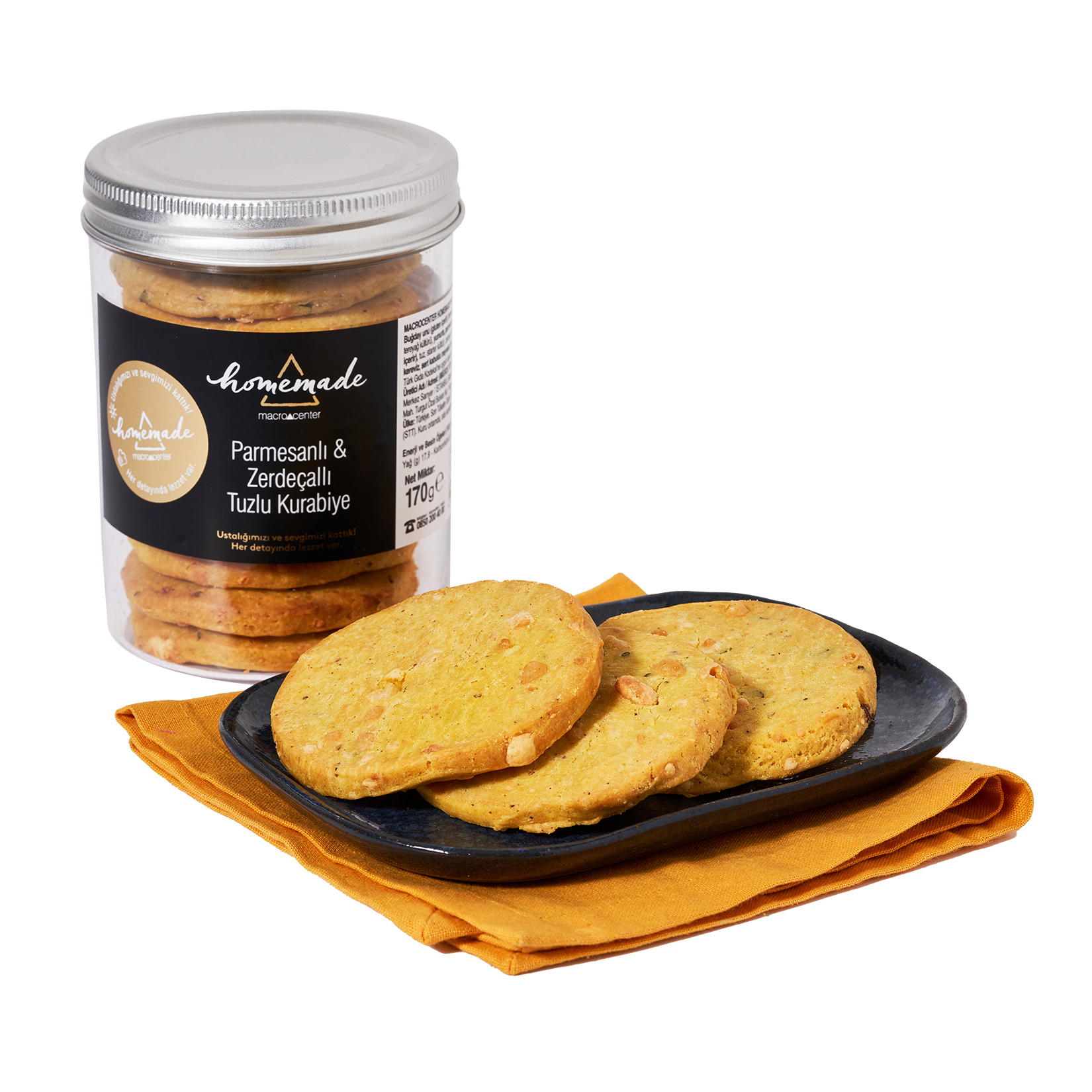 Parmesanlı Zerdeçallı Kurabiye 160 G