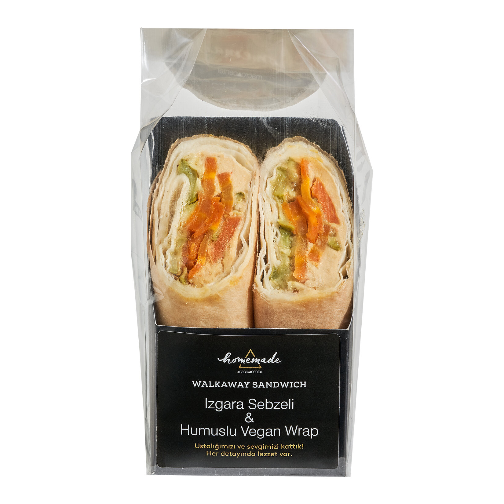 Izgara Sebzeli & Humuslu Vegan Wrap 240 G