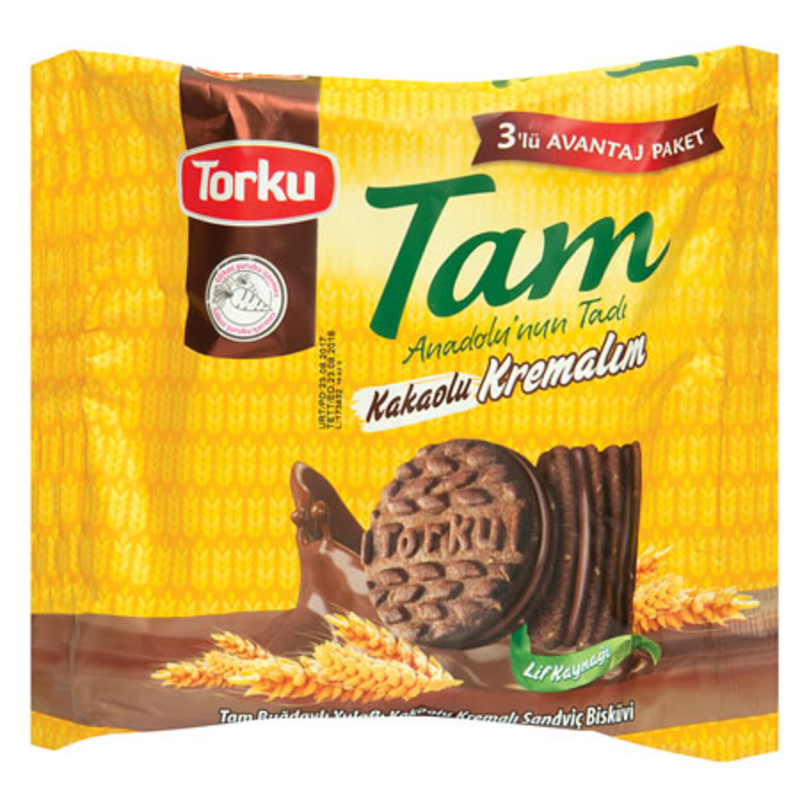 Torku Tam Kremalım Kakao Kremalı Bisküvi 249 G