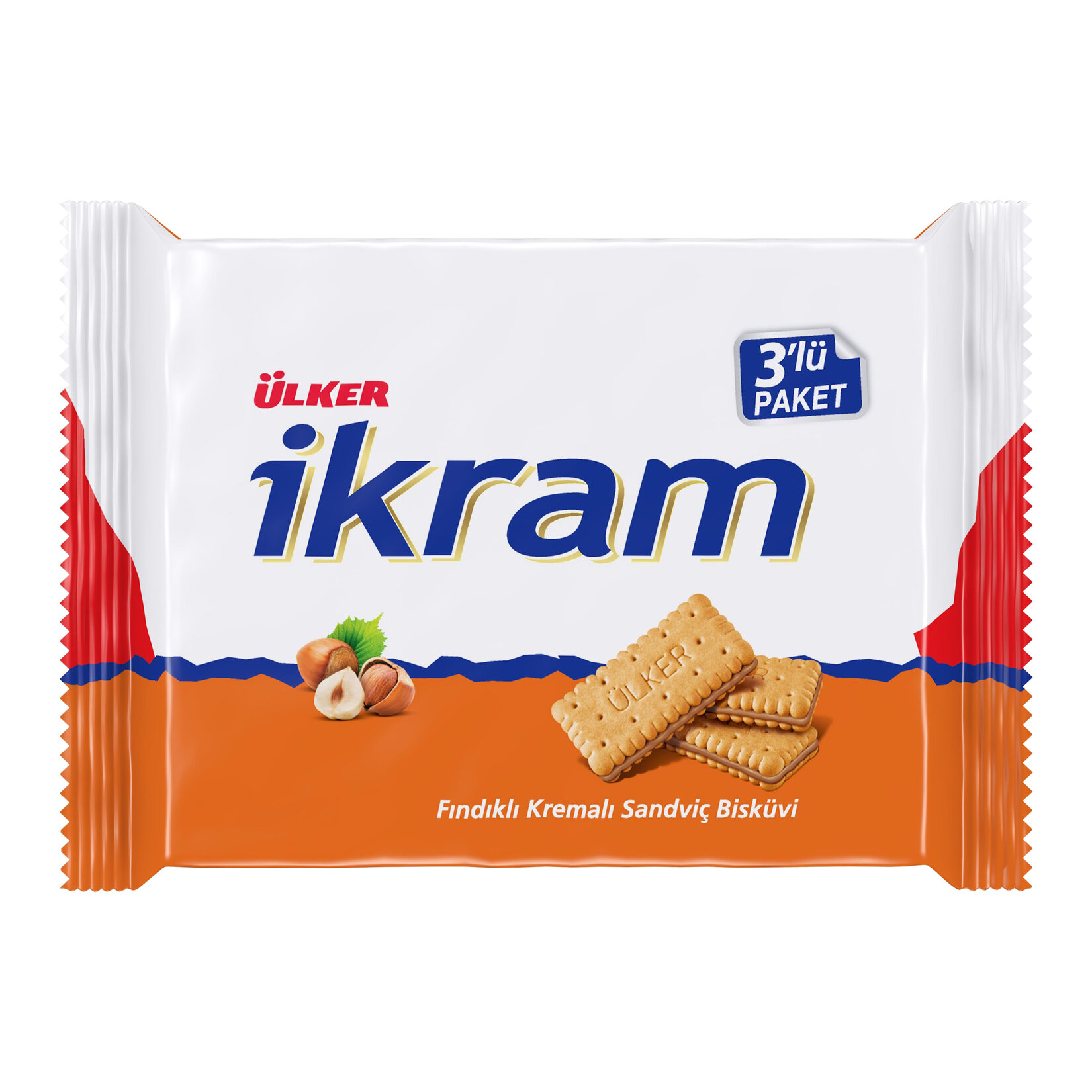 İkram Kremalı Bisküvi Fındıklı 252 G