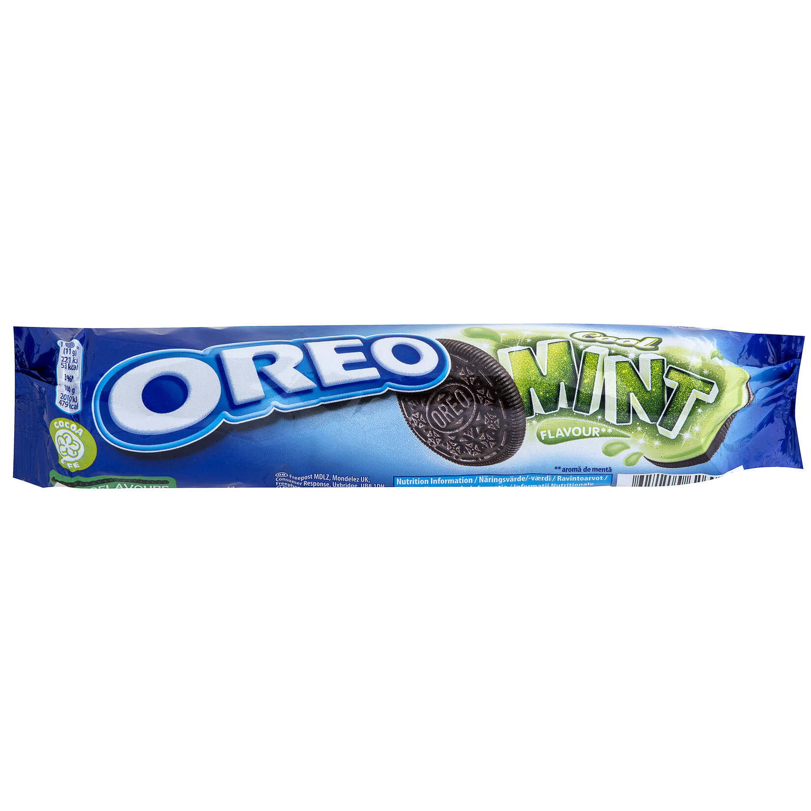 Oreo Mint Nane Aromalı Dolgulu Kakaolu Bisküvi 154G