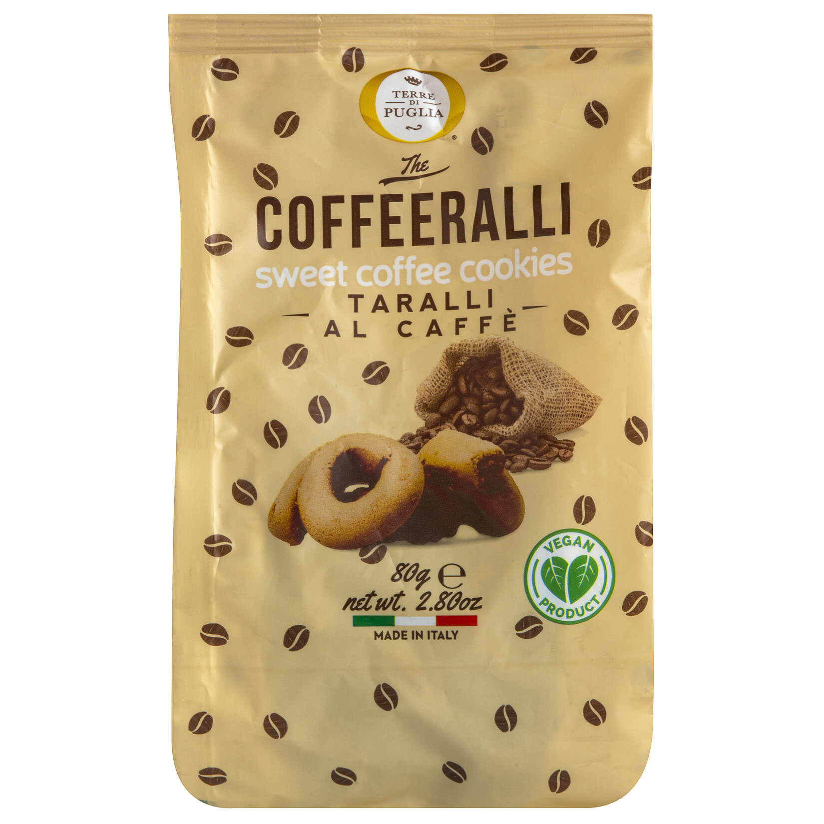 Terre Di Puglia Tarallini Kahveli 80 G
