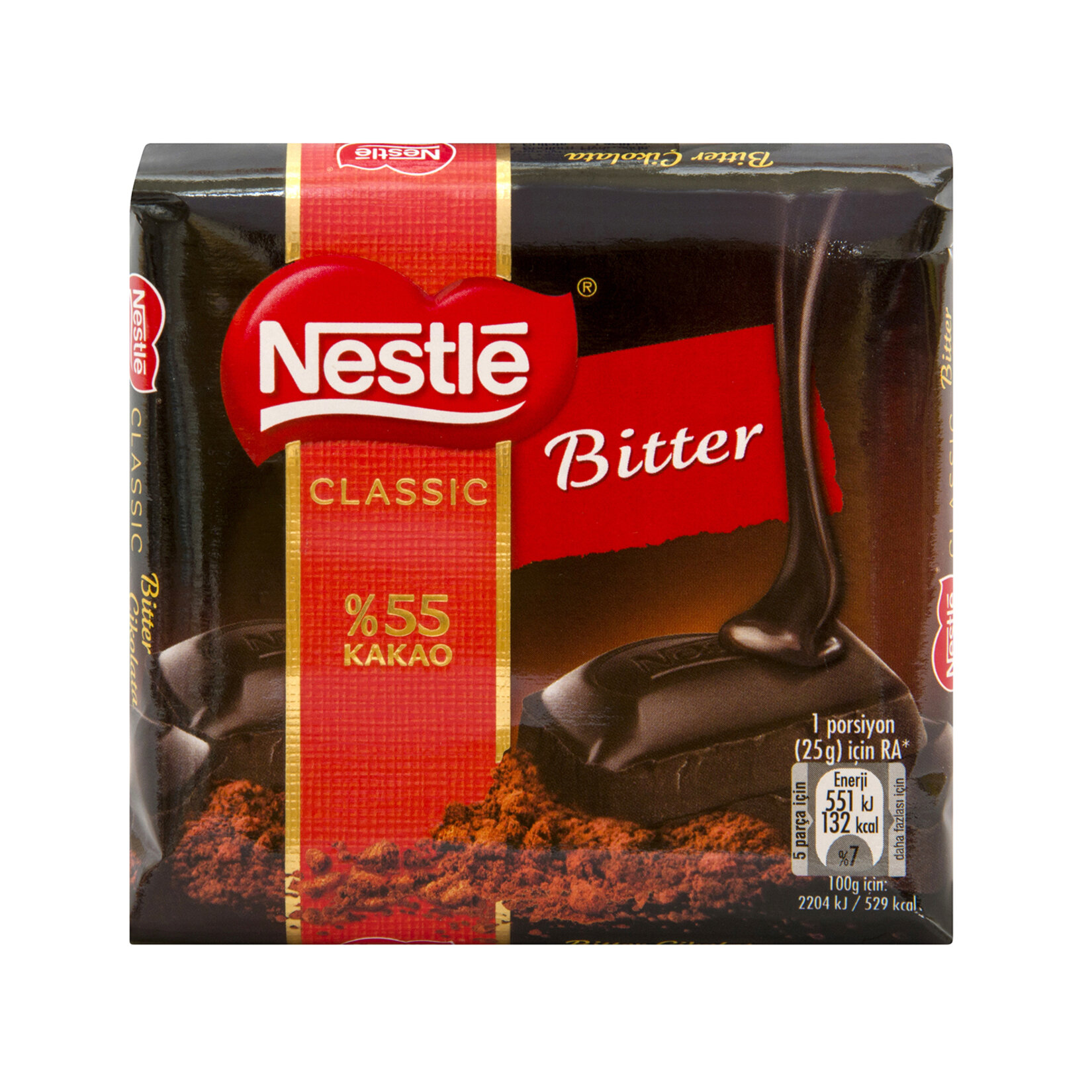Nestle Classic Bitter Kare Çikolata 65 G