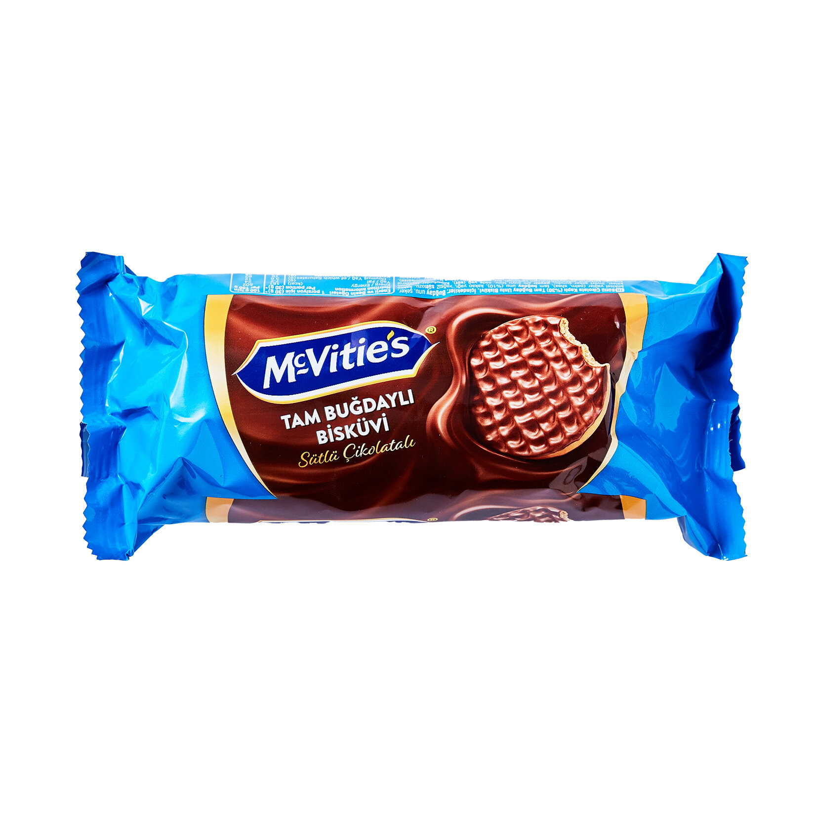 Mcvitie's Sütlü Çikolata Kaplamalı Tam Buğdaylı Bisküvi 98G