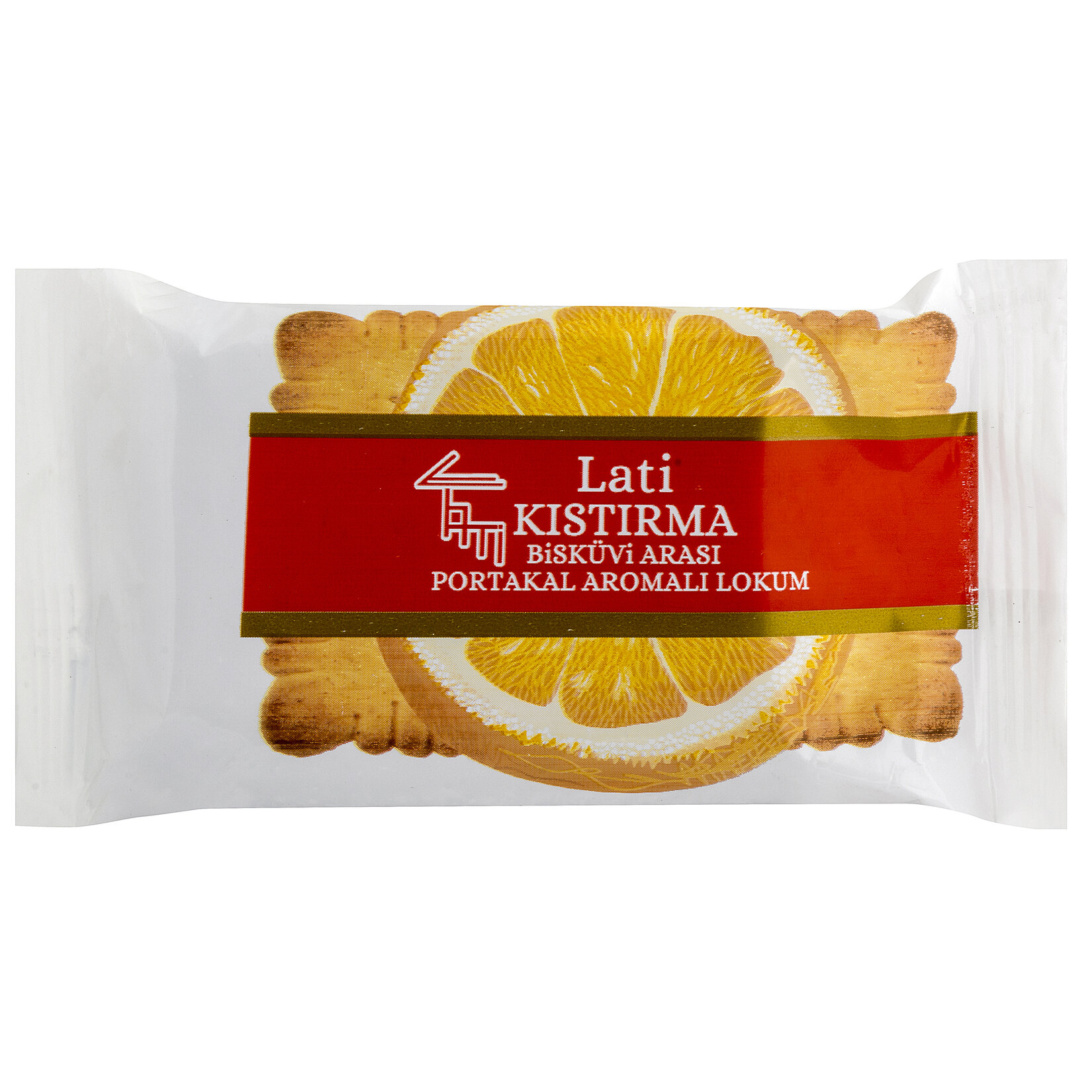 Lati Kıstırma Bisküvi Arası Portakal Aromalı Lokum 36G