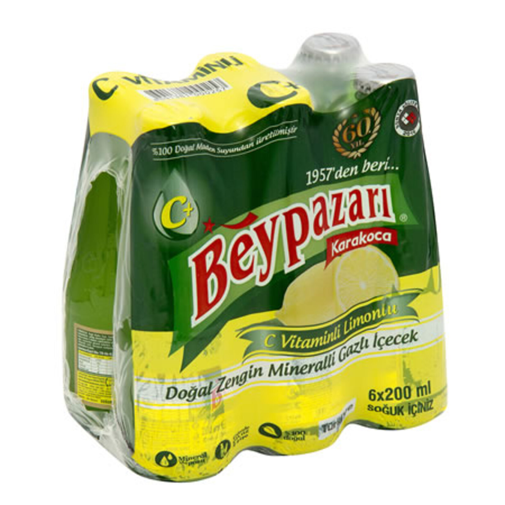 Beypazarı C Vitaminli Limon Aromalı Maden Suyu 6X200 Ml
