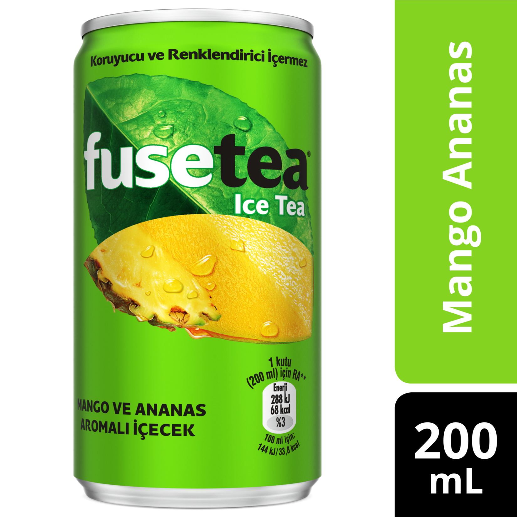 Fuse Tea Mango Ananas Kutu 200 Ml
