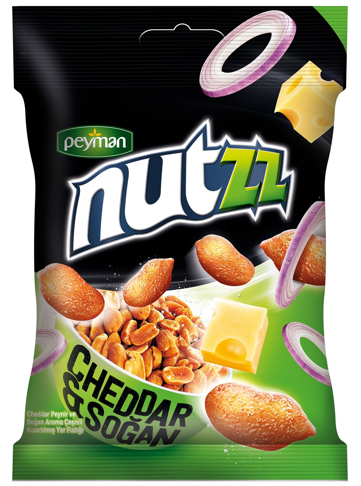 Peyman Nutzz Cheddar Ve Soğan Aromalı Yerfıstığı 83 G
