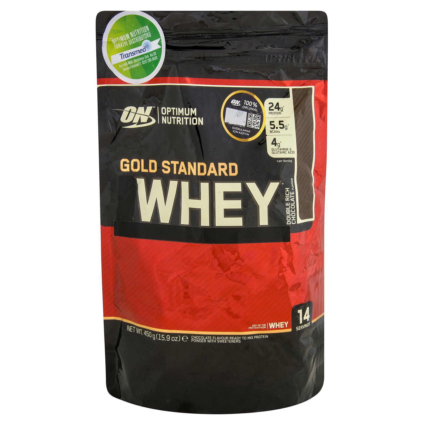 On Whey Çikolata Aromalı Spor Gıdası 450 G