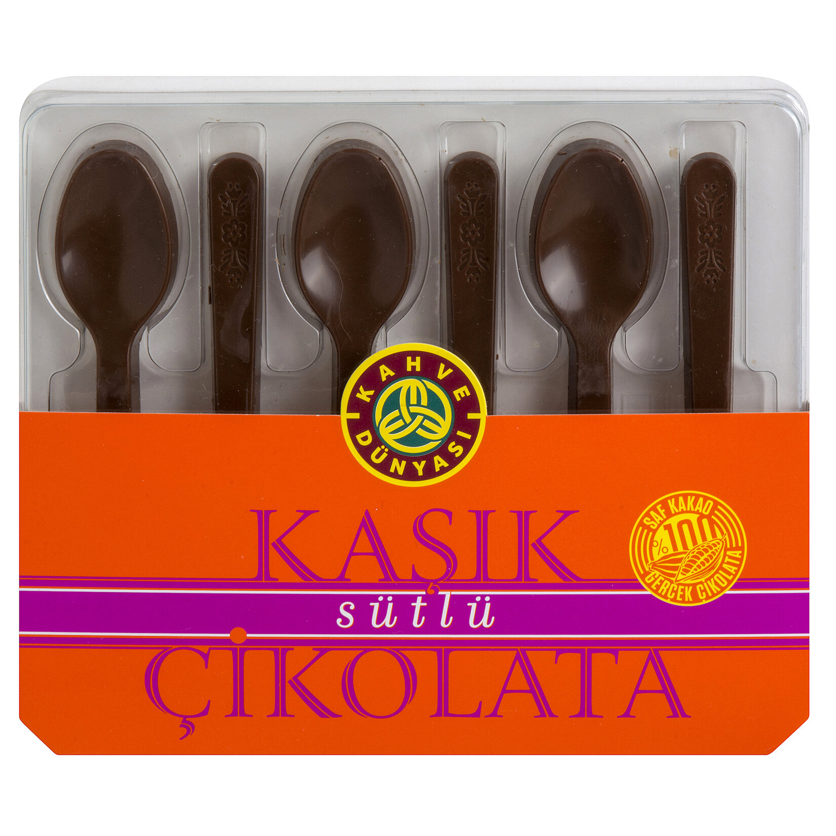 Kahve Dünyası Sütlü Kaşık Çikolata (6X10G Paket)