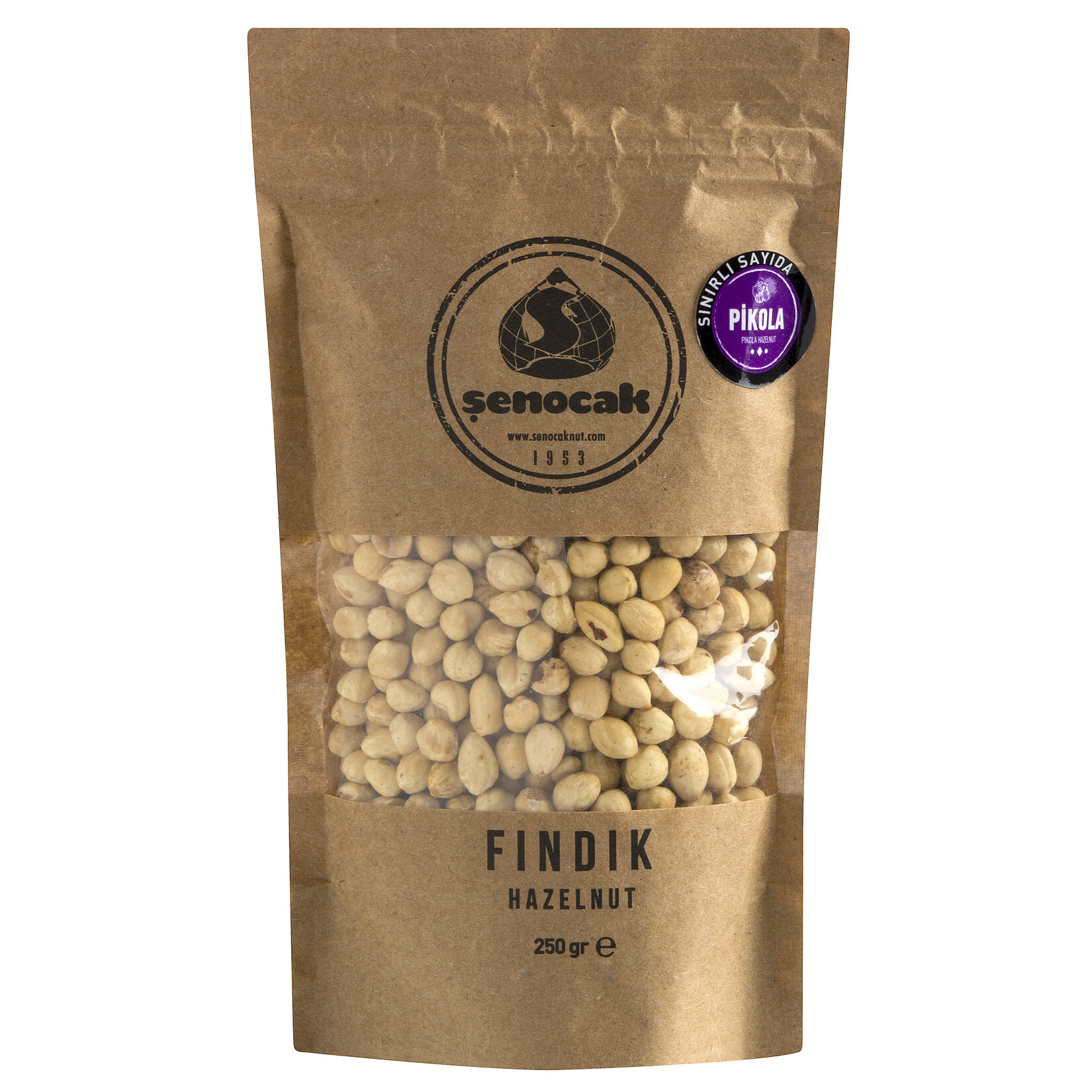 Şenocak Pikola Kavrulmuş Fındık 250G