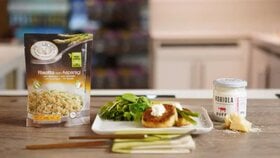 Kuşkonmazlı Risotto Köfteleri ve Izgara Kuşkonmaz