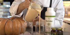 Tarçınlı Zencefilli Probiyotik Balkabağı Smoothie