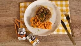 Tarçınlı Zencefilli Tatlı Patates Püresi