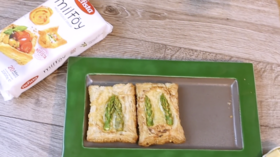 Kuşkonmazlı Emmental Peynirli Milföyler Tarifi