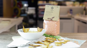 Mercimekli Humus ve Lavaş Cipsi Tarifi