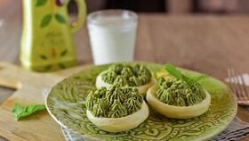 Naneli Bezelye Püresi Dolgulu Enginar