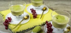 Matcha ve Hindistan Cevizli Panna Cotta