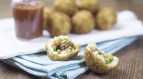 Sicilya Usulü Çıtır Risotto Topları