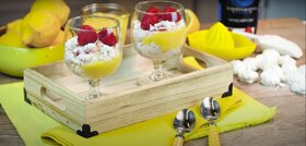Limon Kremalı Bezeli Mascarpone Kupları