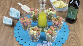Karpuzlu Peynirli Kinoa Salatası