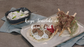Kuzu Souvlaki ve Kuru Cacık