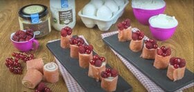 Hindistan Cevizli Krep Ruloları