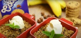 Glutensiz Muzlu & Çikolatalı Crumble