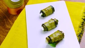 Pestolu Izgara Patlıcan ve Mozarella Lokmaları